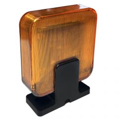 Лампа сигнальная желтая ФУРНИТЕХ JD-08 для ворот и шлагбаумов